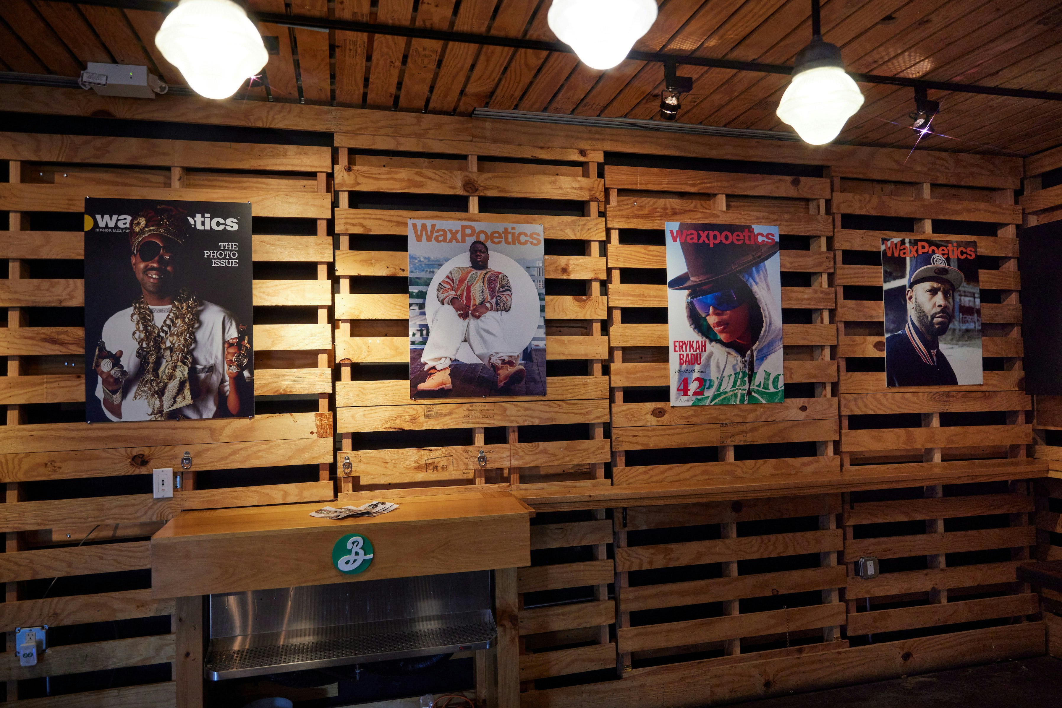 Wax Poetics covers posters. Photo by Chris Caro/CMMN CNTRL.